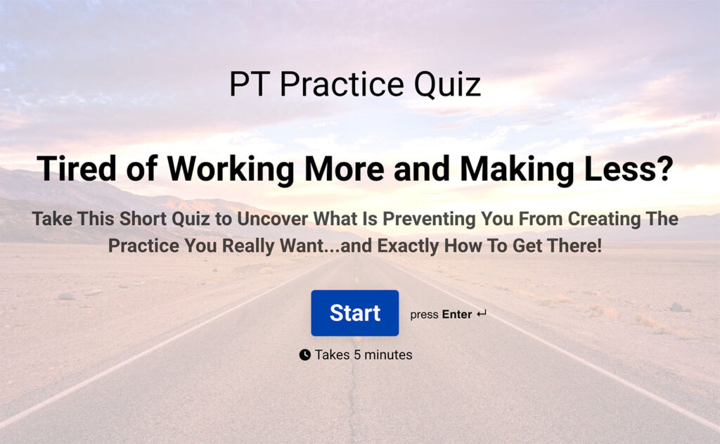 PT-Owners Practice quiz