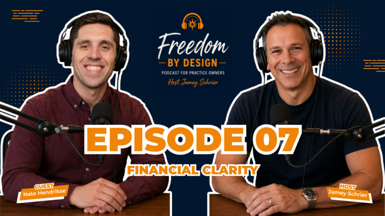 Financial clarity for practice owners podcast episode Nate Hendrikse